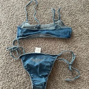 Edikted Denim bikini